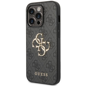 Оригинален гръб GUESS 4G Big Metal Logo - iPhone 15 Pro Max сив - Img 2