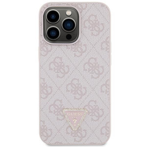 Оригинален гръб GUESS 4G Metal Logo с презрамка GUHCP13LP4TDSCPP - iPhone 13 Pro розов - Img 3