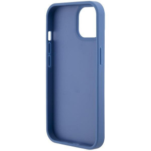 Оригинален гръб GUESS 4G Metal Logo с презрамка GUHCP15SP4TDSCPB - iPhone 15 син - Img 8