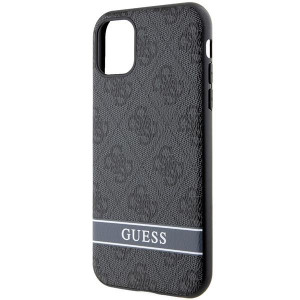 Оригинален гръб GUESS 4G Stripe GUHCN61P4SNK - iPhone 11 сив - Img 6