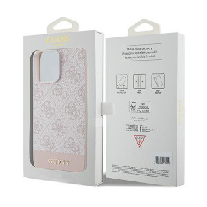 Оригинален гръб GUESS 4G Stripe - iPhone 15 Pro Max розов - Img 8