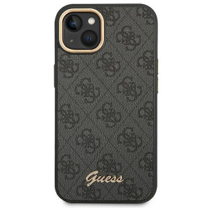 Оригинален гръб GUESS 4G Vintage Gold Logo GUHCP14MHG4SHK - iPhone 14 Plus черен - Img 3