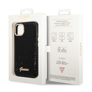Оригинален гръб GUESS Croco GUHCP14MHGCRHK - iPhone 14 Plus черен - Img 8