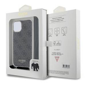 Оригинален гръб GUESS Crossbody Cord 4G Print - iPhone 13 / 14 / 15 черен - Img 7