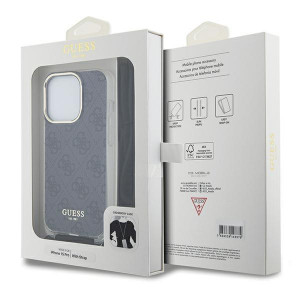 Оригинален гръб GUESS Crossbody Cord 4G Print - iPhone 15 Pro черен - Img 7