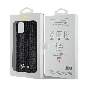 Оригинален гръб GUESS Disco Metal Script - iPhone 11 черен - Img 8