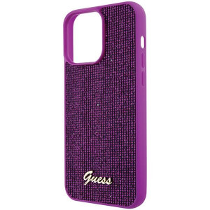 Оригинален гръб GUESS Disco Metal Script - iPhone 15 Pro Max розов - Img 6