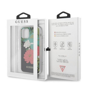 Оригинален гръб GUESS Flower GUHCN65IMLFL01 - iPhone 11 Pro Max черен - Img 12