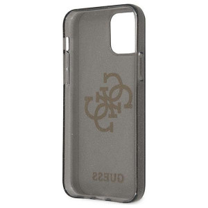 Оригинален гръб GUESS Glitter 4G Big Logo GUHCP12LPCUGL4GBK - iPhone 12 Pro Max черен - Img 7