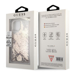 Оригинален гръб GUESS Glitter Charms GUOHCN58GLHFLGO - iPhone 11 Pro златист - Img 8