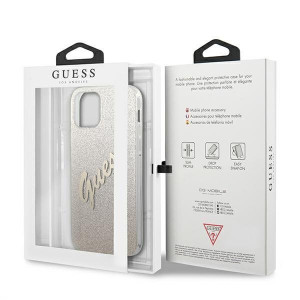 Оригинален гръб GUESS Glitter Gradient GUHCP12LPCUGLSGO - iPhone 12 Pro Max златист - Img 8