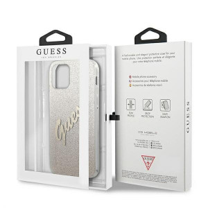 Оригинален гръб GUESS Glitter Gradient GUHCP12SPCUGLSGO - iPhone 12 mini златист - Img 8