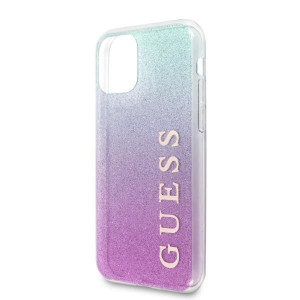 Оригинален гръб GUESS Glitter Gradient - iPhone 11 Pro Max розов / син - Img 8