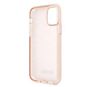 Оригинален гръб GUESS Glitter GUHCN58PCGLPI - iPhone 11 Pro розов - Img 10