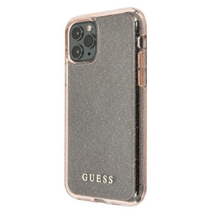 Оригинален гръб GUESS Glitter GUHCN65PCGLPI - iPhone 11 Pro Max розово злато - Img 7