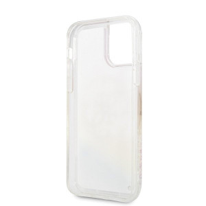 Оригинален гръб GUESS Gradient Liquid Glitter Circle Logo GUHCN58LGIRGP - iPhone 11 Pro бял - Img 4