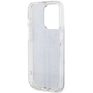 Оригинален гръб GUESS IML 4G Gold Stripe - iPhone 15 Pro Max кафяв - Img 7