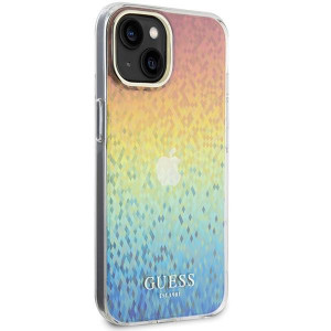 Оригинален гръб GUESS IML Faceted Mirror Disco Iridescent - iPhone 15 многоцветен - Img 4