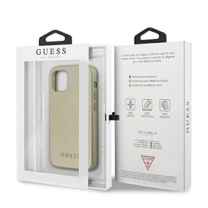 Оригинален гръб GUESS Iridescent GUHCP12SIGLGO - iPhone 12 mini златист - Img 10
