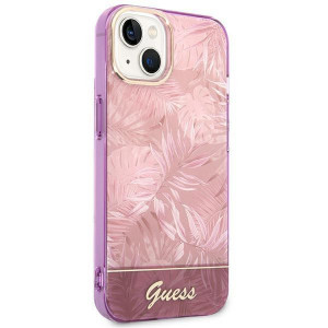 Оригинален гръб GUESS Jungle Collection GUHCP14MHGJGHP - iPhone 14 Plus розов - Img 4