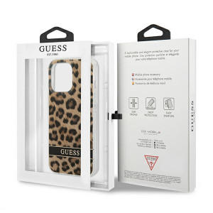 Оригинален гръб GUESS Leopard GUHCP13LHSLEOW - iPhone 13 Pro кафяв - Img 8