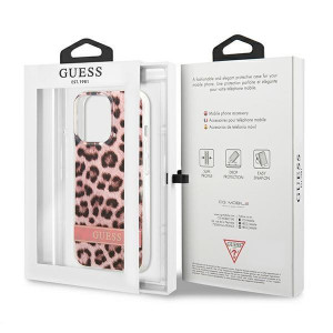 Оригинален гръб GUESS Leopard GUHCP13XHSLEOP - iPhone 13 Pro Max розов - Img 8