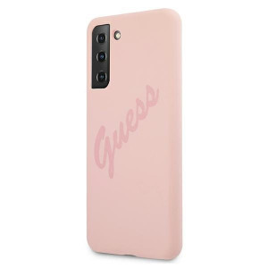 Оригинален гръб GUESS Metal Gold Logo GUHCS21MLSVSPI - Samsung Galaxy S21 Ultra 5G кафяв - Img 2