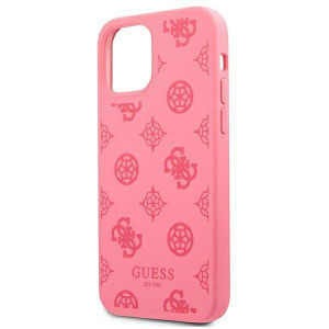 Оригинален гръб GUESS Peony GUHCP12LLSPEFU - iPhone 12 Pro Max циклама - Img 6