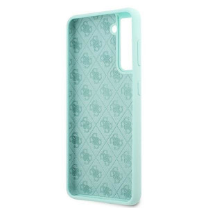 Оригинален гръб GUESS Silicone Script Metal Logo GUHCS21 5GMLSLMGLB - Samsung Galaxy S21+ 5G син - Img 7