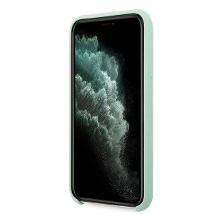 Оригинален гръб GUESS Silicone Vintage Gold Logo - iPhone 11 Pro Max зелен - Img 11