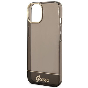 Оригинален гръб GUESS Translucent GUHCP14MHGCOK - iPhone 14 Plus черен - Img 6
