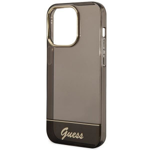 Оригинален гръб GUESS Translucent GUHCP14XHGCOK - iPhone 14 Pro Max черен - Img 6