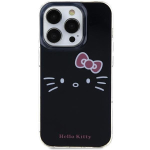 Оригинален гръб Hello Kitty IML Kitty Face - iPhone 15 Pro Max черен - Img 3