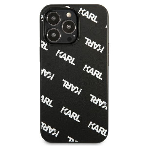 Оригинален гръб KARL LAGERFELD Allover KLHCP13LPULMBK3 - iPhone 13 Pro черен - Img 3