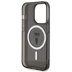 Оригинален гръб KARL LAGERFELD IML Ikonik MagSafe - iPhone 14 Pro Max черен - Img 7