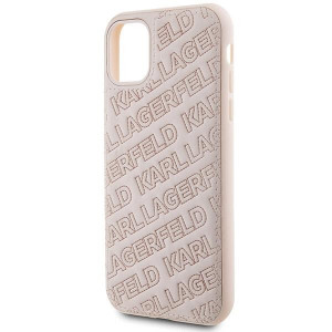 Оригинален гръб KARL LAGERFELD Quilted K Pattern - iPhone 11 розов - Img 6