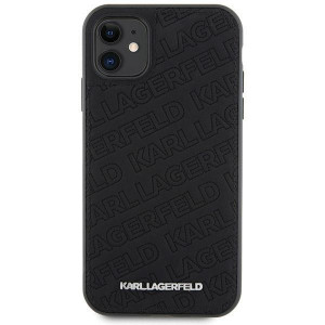 Оригинален гръб KARL LAGERFELD Quilted K Pattern - iPhone 11 черен - Img 3
