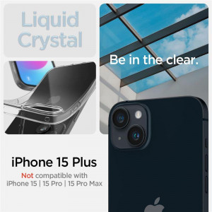 Оригинален гръб SPIGEN Crystal Flex - iPhone 15 Plus кристалнопрозрачен - Img 2