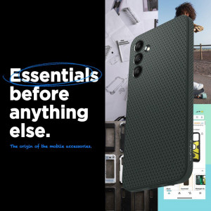 Оригинален гръб SPIGEN Liquid Air - Samsung Galaxy A15 / A15 5G тъмнозелен - Img 11
