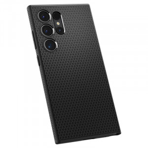 Оригинален гръб SPIGEN Liquid Air - Samsung Galaxy S24 Ultra черен мат - Img 8