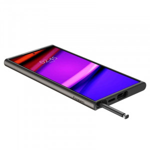 Оригинален гръб SPIGEN Neo Hybrid - Samsung Galaxy S24 Ultra металносив - Img 2