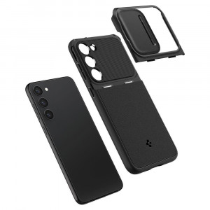 Оригинален гръб SPIGEN Optik Armor - Samsung Galaxy S23 черен - Img 11