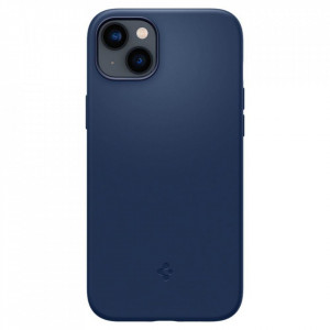 Оригинален гръб SPIGEN Silicone Fit MagSafe - iPhone 14 Plus син - Img 3
