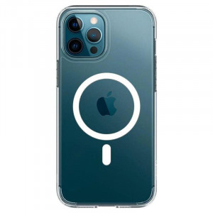 Оригинален гръб SPIGEN Ultra Hybrid MagSafe - iPhone 12 / 12 Pro бял - Img 14