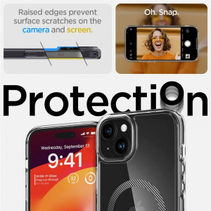 Оригинален гръб SPIGEN Ultra Hybrid MagSafe - iPhone 15 Plus Carbon Fiber - Img 4