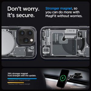 Оригинален гръб SPIGEN Ultra Hybrid MagSafe - iPhone 15 Pro Zero One - Img 12