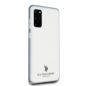 Оригинален гръб US POLO Shiny USHCS67TPUWH - Samsung Galaxy S20+ / S20+ 5G бял - Img 3