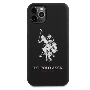 Оригинален гръб US POLO Silicone USHCN65sLHRBK - iPhone 11 Pro Max черен - Img 5