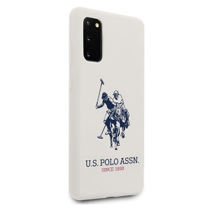 Оригинален гръб US POLO Silicone USHCS62SLHRWH - Samsung Galaxy S20 / S20 5G бял - Img 6