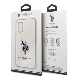 Оригинален гръб US POLO Silicone USHCS67SLHRWH - Samsung Galaxy S20+ / S20+ 5G бял - Img 8
